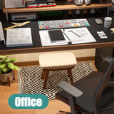 viewcare Foot Stools Ottoman, Small Soft Footrest Ottoman with Wood Legs, Sofa Footrest Extra Seating for Living Room Entryway Office viewcare