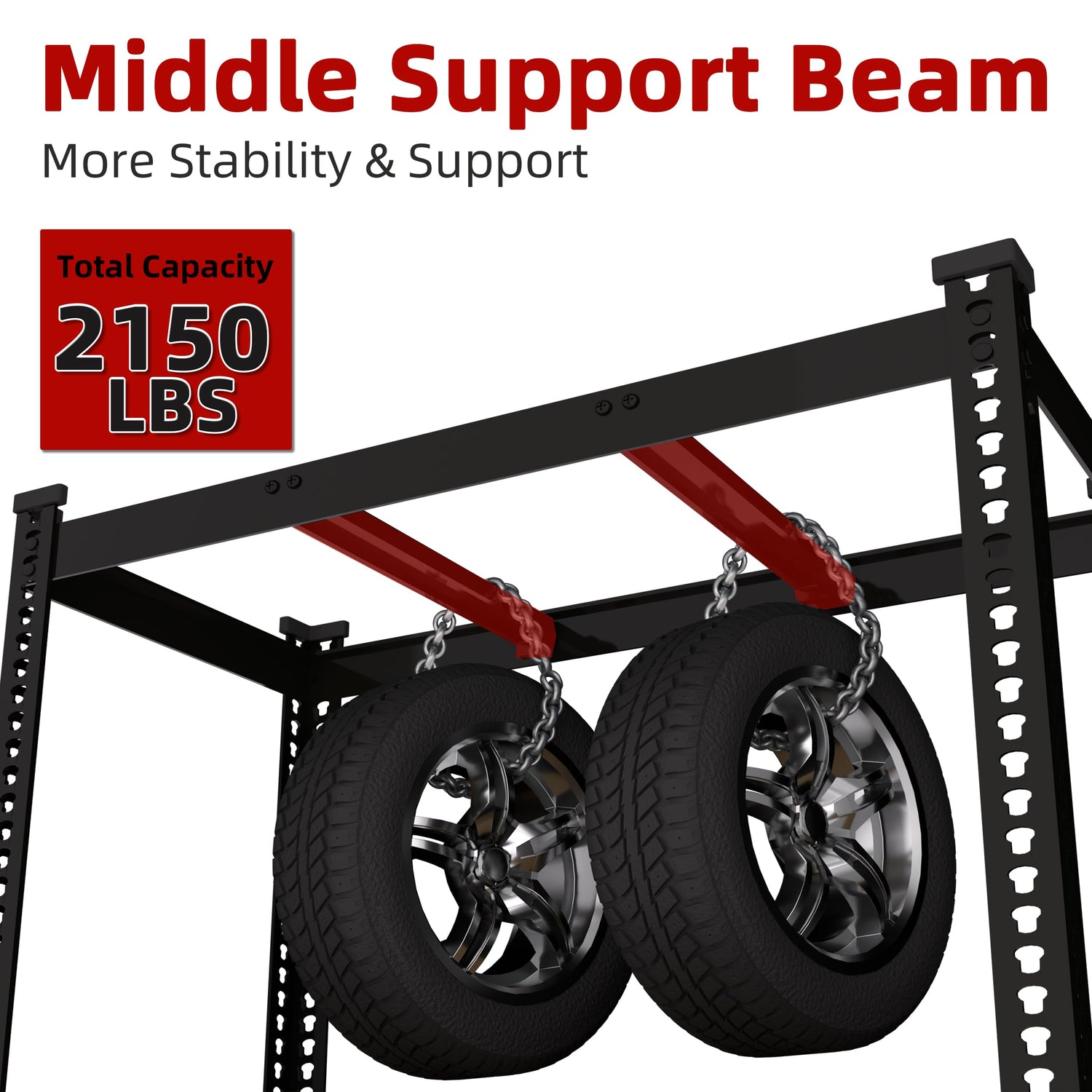 BuxWellBang 48" W x 18" D x 72" H Adjustable Garage Storage Shelves - 5-Shelf Heavy Duty Shelving Unit, Metal Utility Storage Organizer Racks for Warehouse Pantry Closet Kitchen, Black BuxWellBang