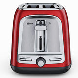 Oster® 2-Slice Toaster with Advanced Toast Technology, Candy Apple Red Oster
