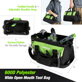 WORKPRO Home Tool Set with Power Drill, 157PCS Power Drill Sets with 20V Cordless Lithium-ion Drill Driver, Home Tool Kit for All Purpose, Cordless Drill Set Combo Kit With Tool Bag WORKPRO