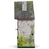 Mark Feldstein Garden Cottage Singing Cardinal Tabletop Wall Sound Cuckoo Clock 14x10 Mark Feldstein & Associates