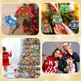 15 Pieces Christmas Ugly Sweater Diamond Painting Keychain 5d Sweater Diamond Art Keychains Christmas Painting Kits for Xmas DIY Crafts Hanging Ornaments Home Decor Estune