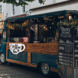 Kigley Coffee Bar Sign 13 x 6.7 Inch Rustic Wood Coffee Sign Farmhouse Coffee Bar Wall Decor Coffee Wall Sign Boho Kitchen Decor Art Accessories for Home, Kitchen, Coffee Station (White) Kigley