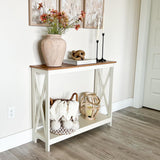 PHI VILLA Console Tables for Entryway - Narrow Sofa Tables for Living Room, Entryway Table PHI VILLA