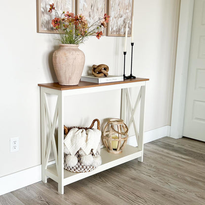 PHI VILLA Console Tables for Entryway - Narrow Sofa Tables for Living Room, Entryway Table - WoodArtSupply