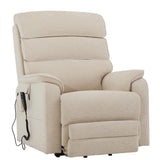 DYNOX 400 LBS Big Tall Man Large-Wide Power Dual Motor Lift Recliners Chairs for Elderly, Lay Flat Lift Chair with Infinite Positions, Heat & Massage, Extended Footrest (9298L,Chenille,Beige) DYNOX