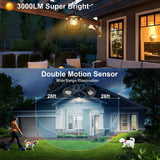 AEQ Solar Shed Light Indoor Outdoor, Solar Gazebo Lights Work in Daytime with Dual Motion Sensor/5 Modes/Remote Control, Waterproof Garage Lights with for Porch Shed Garage Barn AEQ