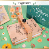 Aboofx Large Flower Press Kit, 6 Layers 11.8" x 8.3" Even Pressure for DIY Arts and Crafts, Dried Flower Plant Preservation Gift for Adult Craft Lovers, Wood Aboofx