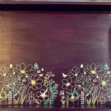 Flower Stencils for Painting Wildflower Stencils Reusable Floral Stencil for Crafts Wall Canvas Fabrics Furniture Card SUNVERSE