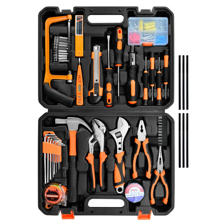 SOLUDE Tool Set,148-Piece Home Repair Tool Kit for Men Women College Students,Household Basic Hand Tool Sets with Case for Home Maintenance & DIY Projects SOLUDE