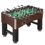 Hathaway 56-Inch Primo Foosball Table, Family Soccer Game with Wood Grain Finish, Analog Scoring and Free Accessories Hathaway