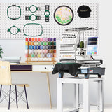 Smartstitch S-1501 Commercial Embroidery Machine with 15 Needles,14"x20" Embroidery Area,1200SPM Max Speed,12" Touch Screen, Wifi available, capable of embroidering on 3D Caps, Flat, T-shirt and more smartstitch