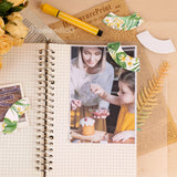 Framendino, 30 Pack Sublimation PU Leather Corner Bookmark Round Bow White Bookmark Blanks for DIY Craft Framendino