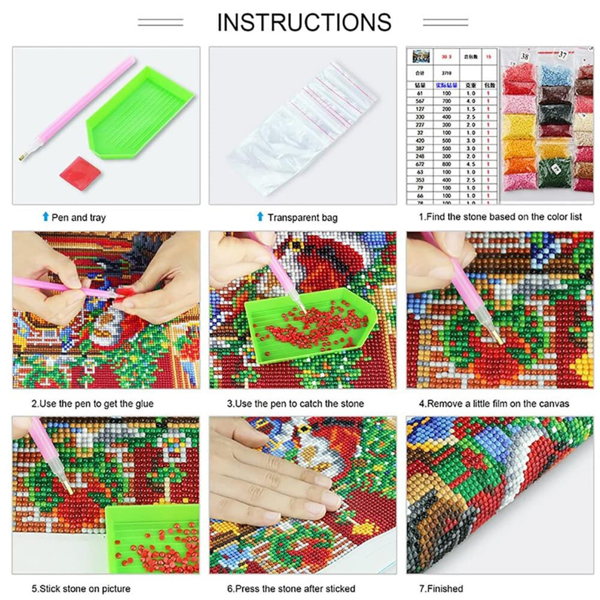 Ohhvvow Diamond Painting Kit for Adults: Sailing Ship with Flower Waves - Full Drill Round Diamonds Ocean Art | Stress Relief DIY Craft Decor, 12x16 inch Ohhvvow