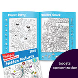 Highlights Hidden Pictures 2025 Activity Books for Kids Ages 6 and Up, 4-Book Set of Travel-Friendly Screen Free Seek and Find Fun, Books Double as Coloring Books Highlights for Children