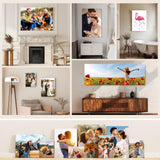 4pcs DIY Wooden Canvas Stretcher Bars Canvas Frame Kit for Gallery Wraps – Sturdy Solid Wood Bars for Oil Paintings, Prints, Posters, Diamond Painting, Home Studio Wall Decor ART