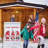 Sublimation Blank Garden Flag for Christmas and Winter Decoration Double Sided DIY Polyester Yard Flags for Outdoor Courtyard Party Home Festival Holiday, 12 x 18 Inch (10 Pieces) Boao