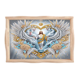 JISHSHAY Diamond Art Serving Tray Diamond Painting Food Tray Gem Art Serving Platter Gem Painting Mosaic Kits for Adults DIY Kits for Adults Table Decor, with Handle 20×30cm/7.87×11.81in, Jesus JISHSHAY