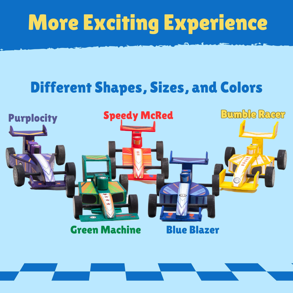 Build & Paint Your Own Wooden Cars-5 Unique & Easy Assemble Model Race Cars to Paint, DIY Arts & Crafts Activity Kit for Kids Boys, Painting Craft Kits, Build A Car Art Stuff for Ages 6 Year Old & Up BeadHub
