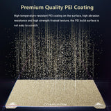 Ender 3 V3 KE PEI Spring Steel 235x235mm, Texture PEI Sheet Magnetic Flexible Heated Bed, Ender 3 V3 SE Build Plate for Creality K1C/K1/Ender 3 V3/Ender 3/Ender 3 Pro/Ender 3 V2/Ender 3 V2 Neo Comgrow