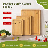 Bamboo Cutting Board Set Non Slip Feet Over Sink Kitchen Gadgets Seller 2024 First Apartment Essentials New Home Must Haves Things Stuff Accessories House Warming Decor Housewarming Hostess Host Gifts Socisen