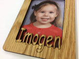 Personalized Name Picture Frame (Magnet holds 2x3 Photo) Legacy Images