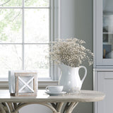 Barnyard Designs Farmhouse Napkin Holder for Table, Napkin Holders for Kitchen, Vintage Rustic Napkin Holder Wood, Distressed Wooden Napkin Holder Dispenser, 6.75" x 5.5" (White/Brown) Barnyard Designs