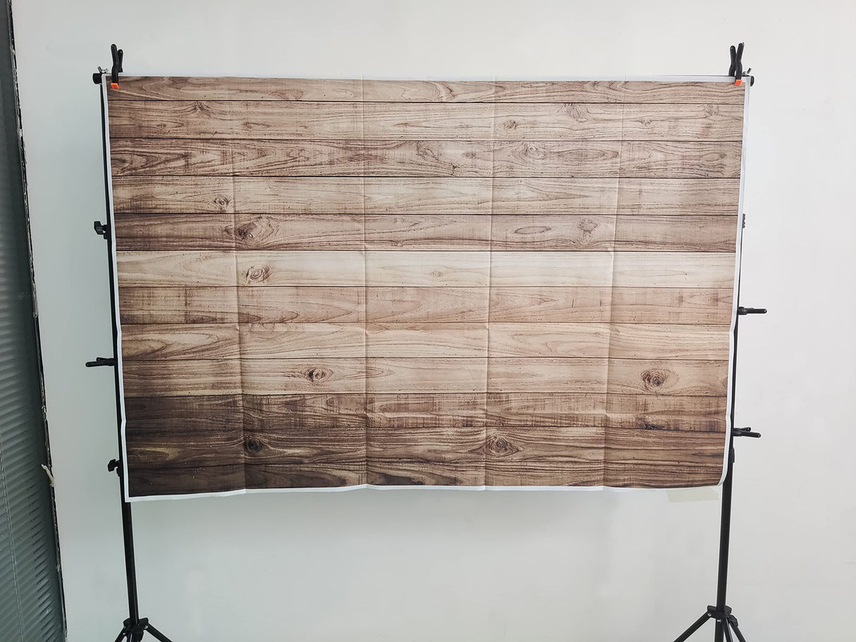 BINQOO 7x5ft Retro Wood Wall Background Rustic Autumn Wooden Wall Background Farm Barn Western Cowboy Wooden Backdrop Props for Baby Shower Birthday Easter Party Eve Studio Props BINQOO