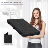 LAVIEVERT 2000 Pieces Portable Jigsaw Puzzle Board with 6 Drawers & Trays, Tilting Puzzle Table with 2-in-1 Puzzle Stand & Cover, Lightweight Puzzle Storage Saver with Puzzle Easel- Dark Gray LAVIEVERT