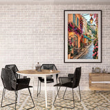 askkqtx Landscape Diamond Art Kits for Adults, Flowers Street Scenery Diamond Painting Kits, 5D DIY Full Drill Crystal Rhinestone Gem Art Craft Kits for Home Wall Decor 12X16 Inch askkqtx