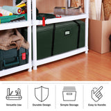 Elf Stor Green Rolling Christmas Storage Bag-For 12 FT Artificial Trees Canvas Duffel with Wheels-Protects Holiday Decorations & Inflatables, (L) 67” x (W) 28” x (H) 24 Elf Stor