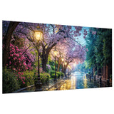 JOOZ Large Diamond Painting Kits for Adults DIY 5D City Street Scene Diamond Art Kits for Adults Full Drill Diamond Painting Flowers Gem Painting Kits for Gift Home Wall Decor 27.5x15.7 Inch JOOZ