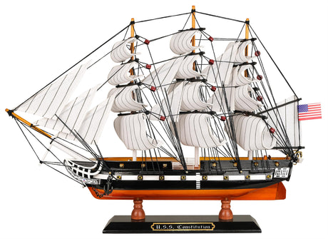SAILINGSTORY Wooden Model Ship USS Constitution 1/225 Scale Replica Ship Model Sailboat Decor HOME DECOR SAILINGSTORY
