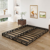 Lutown-Teen 3 Inch Full Size Box Spring Low Profile, Heavy Duty Metal Box Spring Full Bed Base with Fabric Cover, Mattress Foundation, Noise Free, Easy Assembly Lutown-Teen