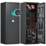 KAER 12-15 Gun Safe, Rifle Safe, Gun Safe for Rifles and Pistols, Gun Cabinet, Gun Safes for Rifles with Adjustable Gun Racks & Shelf, Large Digital Gun Locker, Suitable for AR15 KAER