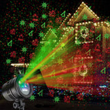Christmas Lights Projector Outdoor, Waterproof Christmas Laser Lights with Remote Control for Outdoor Outside Christmas Decorations Farmhouse Christmas Decor Feibao