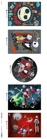 Ceaco - 5 in 1 Multipack - Disney - Tim Burton's The Nightmare Before Christmas - (2) 300 Piece, (2) 500 Piece, (1) 750 Piece Jigsaw Puzzles Ceaco