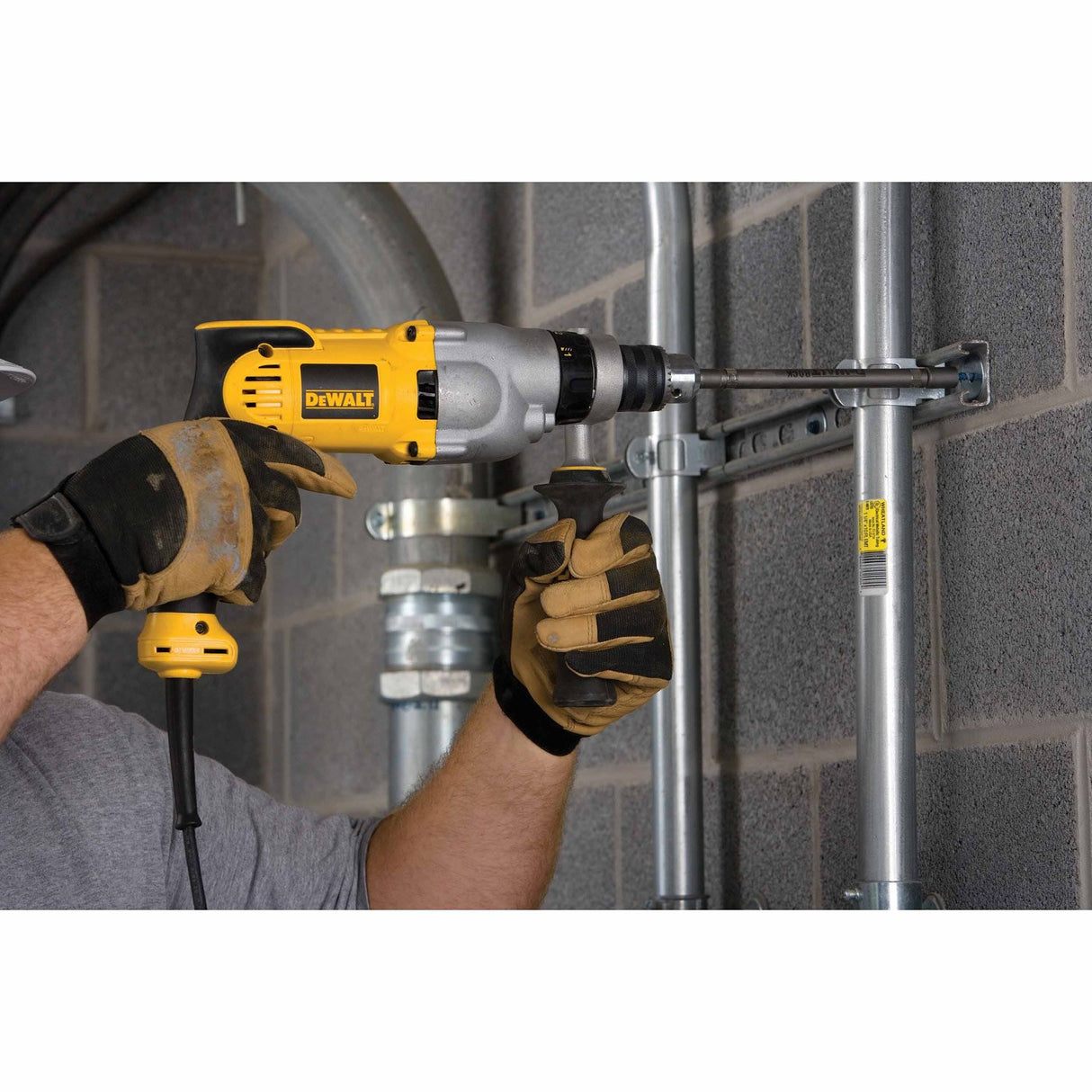 DEWALT Hammer Drill Kit, 1/2-Inch, 10-Amp, Pistol Grip (DWD520K ) DEWALT