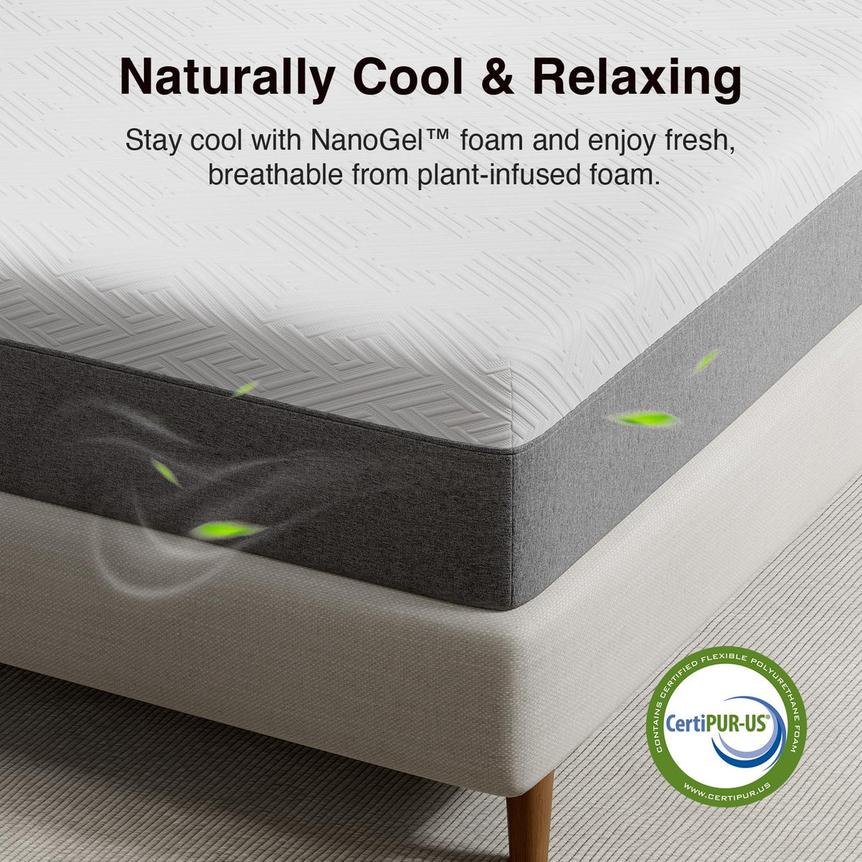 Novilla Twin Memory Foam Mattress 10 Inch, Twin Size Mattress in a Box with Comfort Foam for Back Pain Relief & Body Support & Cool Night Sleep, CertiPUR-US Certified Novilla