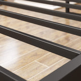 ZINUS 12 Inch Lorelei Metal Platform Bed Frame Mattress Foundation with Steel Slat Support, No Box Spring Needed, Easy Assembly, Twin, Black Zinus