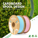 ELEGOO Matte PLA Filament Bundle 4KG, 1.75mm 3D Printer Filament Dimensional Accuracy +/- 0.02mm, 1kg Carboard Spool (2.2lbs) for Most FDM 3D Printers(Yellow, Ice Blue, Pink, Purple) ELEGOO