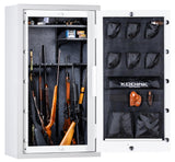 Kodiak Home Gun Safe for Rifles & Pistols | KGX5933W by Rhino Metals with New SafeX Security System | 41 Long Guns & 6 Handguns | 60 Minute Fire Protection | Gloss White Finish | 536lbs Kodiak