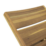 GDFStudio Outdoor Wood and Iron Chaise Lounge, and Yellow GDFStudio