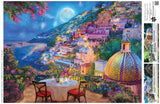 Buffalo Games - Lillia - Rendezvous Positano - 1000 Piece Jigsaw Puzzle for Adults -Challenging Puzzle Perfect for Game Nights - Finished Size is 26.75 x 19.75 Buffalo Games