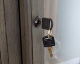 American Furniture Classics Model 860, Classic 12 Gun Cabinet with Tempered Glass, Grey American Furniture Classics