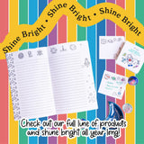 A Brighter Year The Original Adult Mini Coloring Book - Science & Space Edition - 3” x 3” Pocket Size, 50 Pages, Lay Flat Binding, Thick Paper, No Bleeding - Stress/Anxiety Relief - Travel & Gift A Brighter Year