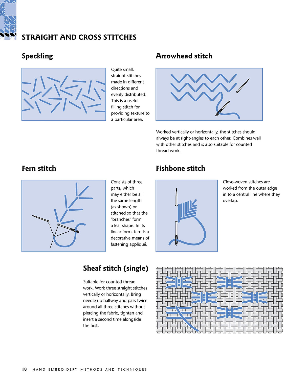 Embroidery: A Beginner's Step-by-Step Guide to Stitches and Techniques (Design Originals) More than 70 Stitches; Instructions for Hand & Machine Methods, Plus Regional Traditions Design Originals