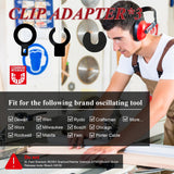 162𝑷𝑪𝑺 Oscillating Saw Blades Accessories - Multi Tool Blades and Sanding Kits - Precise Cuts on Wood, Metal, Plastics - Quick Release Compatible with Dewalt,Milwaukee Makita, Ryobi, Rockwell Vypart