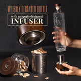 DIY Whiskey Gifts for Men - Whiskey Making Kit Complete with Botanicals, Wood Chips & Whiskey Decanter Set for Men - Bourbon Gifts for Men Who Have Everything with Whiskey Infusion Kit by Whiskify Whiskify