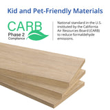 Cozy Castle Record Player Stand, Turntables Stand with Vinyl Record Storage Holds up to 350 Albums, Record Stand Table for Bedroom, Living Room, Office, Oak Cozy Castle